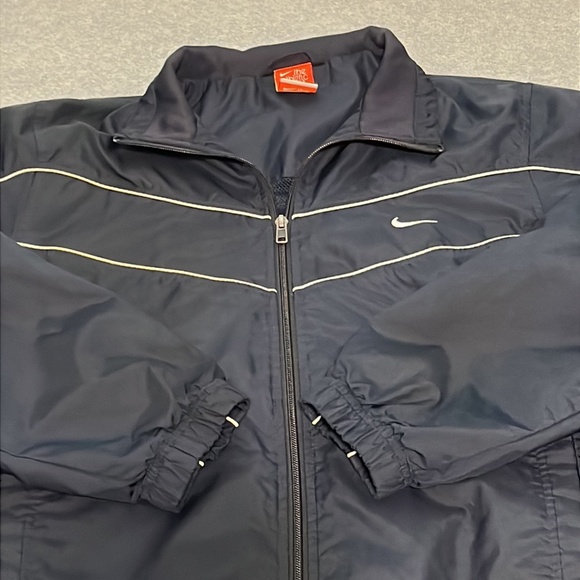 Vintage Y2K Nike Zip Windbreaker Jacket Mens Medium Athletic Active Skater - Picture 2 of 10